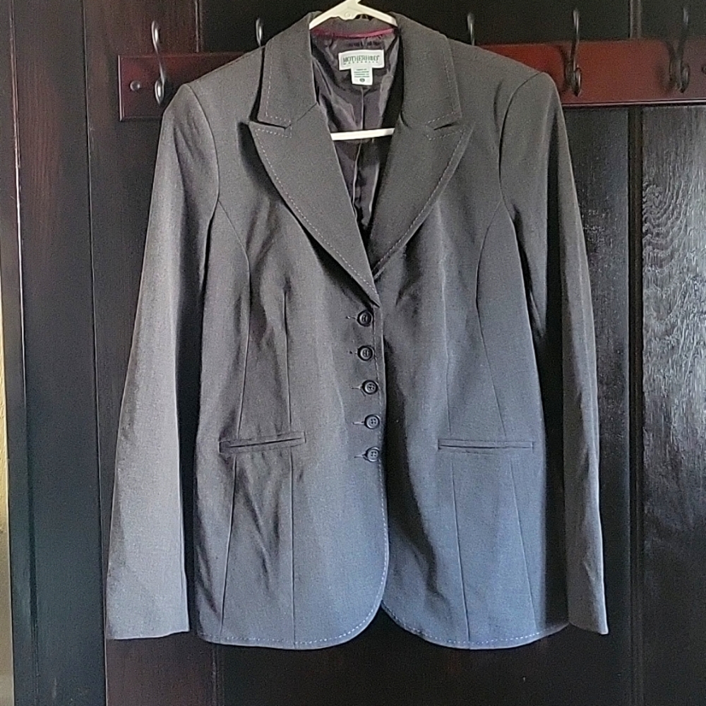 NWOT Motherhood Maternity Blazer - Fully-lined - Sz. Small - Grey